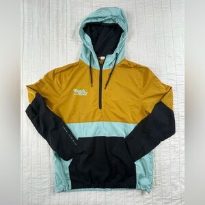 Dutch Bros Colorblock Unlined Windbreaker Medium